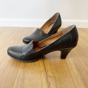 Söfft Black Leather Gloria High Heel